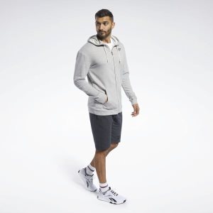 Reebok Training Essentials Kapuzenpullover Herren - Grau - DE 865-VMS